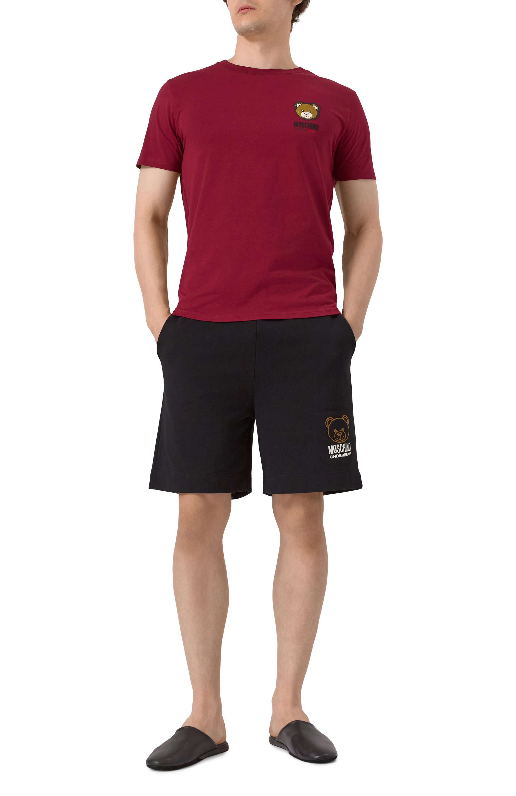 Хлопковые шорты MOSCHINO, арт. A6802/4424, фото 2