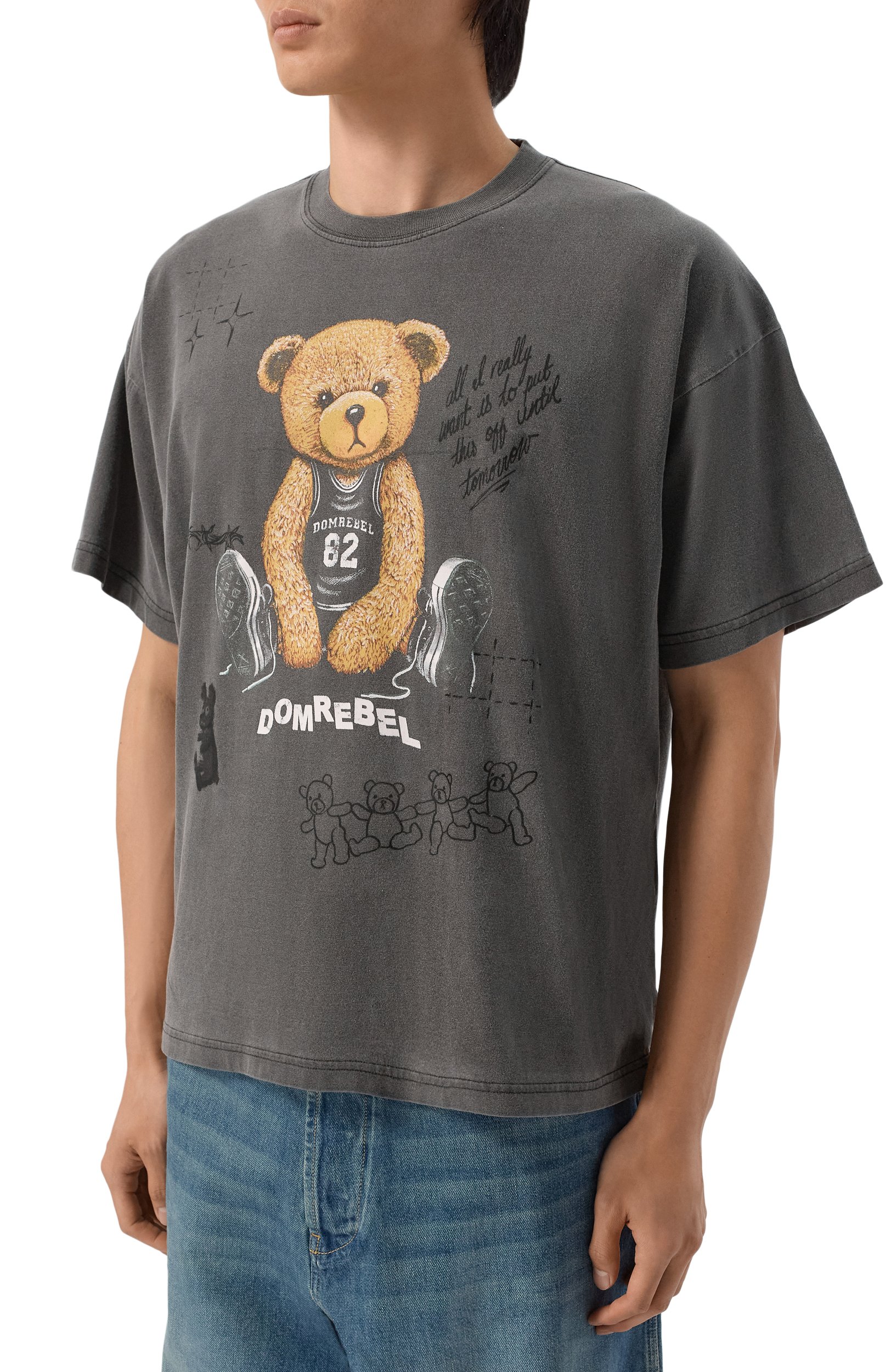 Хлопковая футболка DOMREBEL, арт. M PLAY SKETCH/T-SHIRT, фото 3