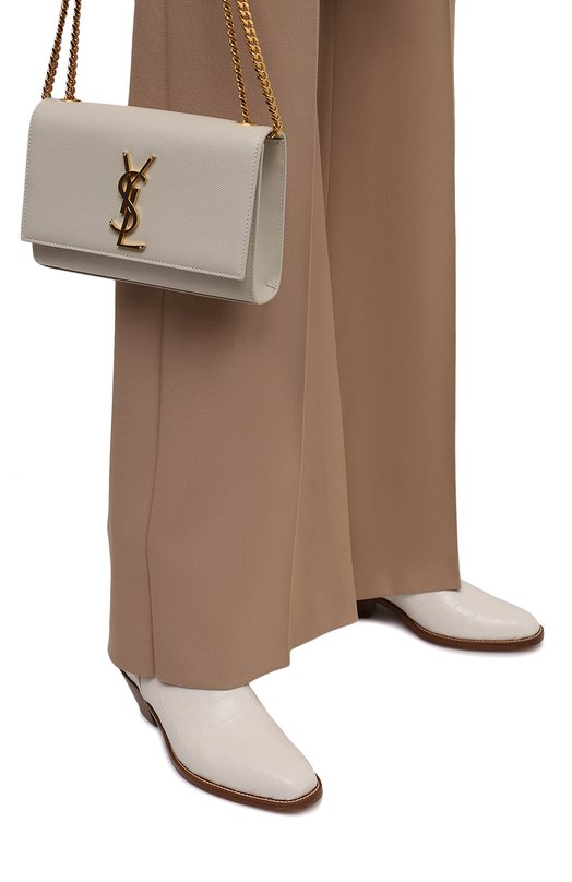 Казаки Jayme из кожи крокодила Ralph Lauren Кремовый, фото 3