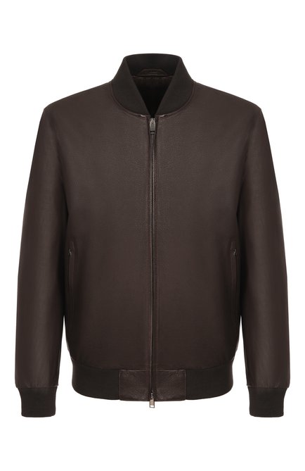 Мужской кожаный бомбер BRIONI, арт. PLAD0LPD708/P9111