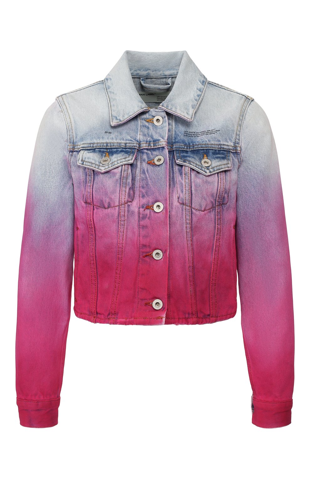 Джинсовая куртка OFF-WHITE, арт. 0WYE008R207730977128, фото 1