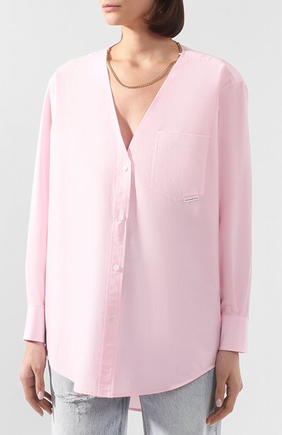 Рубашка ALEXANDER WANG розового цвета по цене 62050 руб., арт. 1WC1201300, фото 3 Рубашка ALEXANDER WANG, арт. 1WC1201300, фото 3