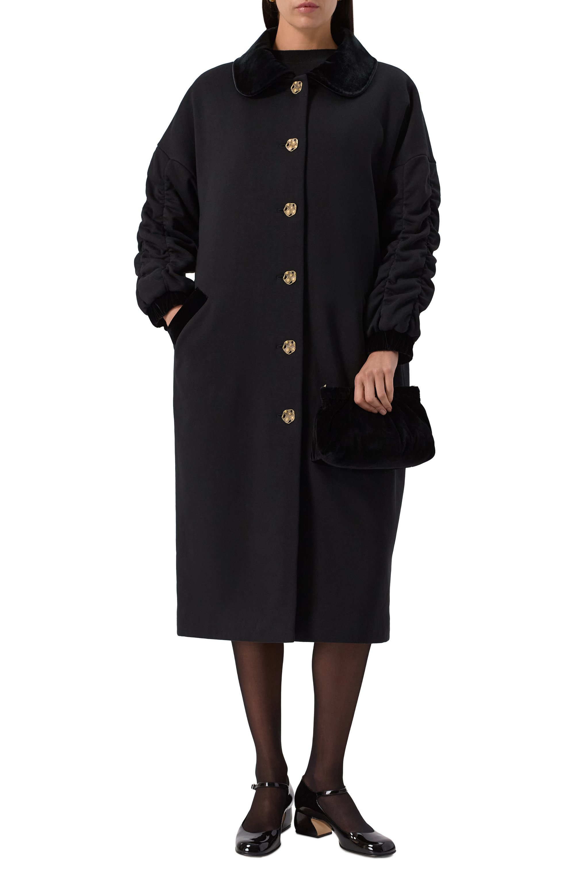 Пальто из хлопка и льна MIDGARD PARIS, арт. CT36CN-OS-BK, фото 2