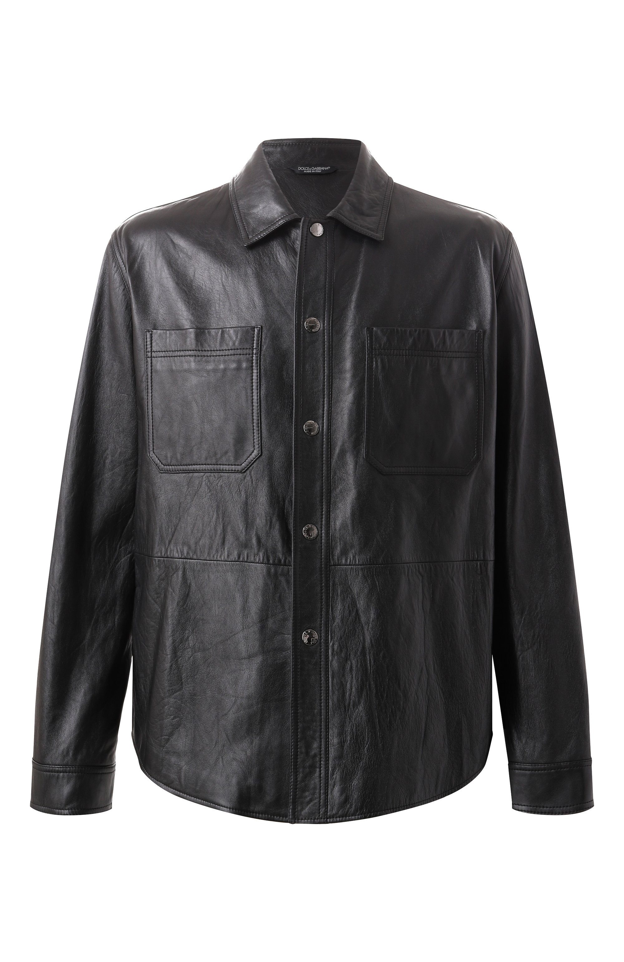 Кожаная рубашка DOLCE & GABBANA, арт. G5LD2L/GG724, фото 1