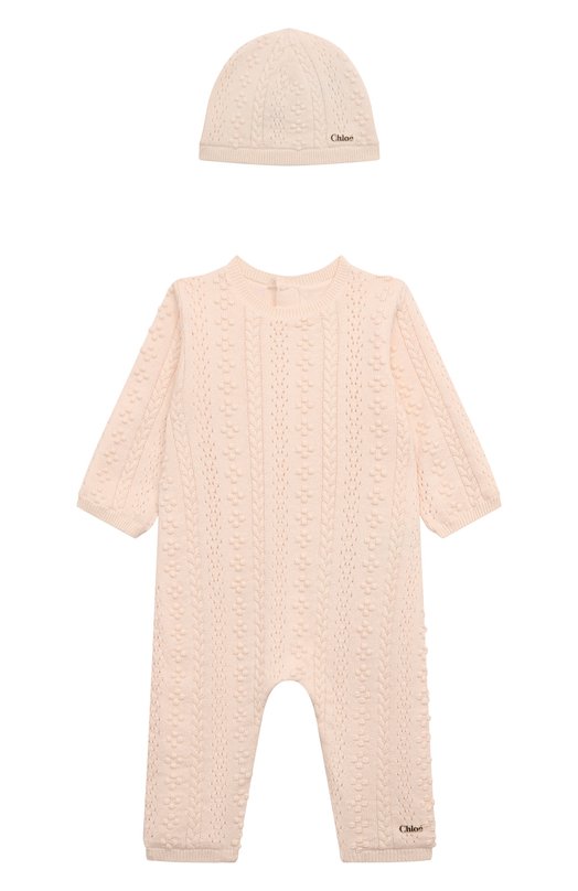 Комплект из комбинезона и шапки Chloé Chloe