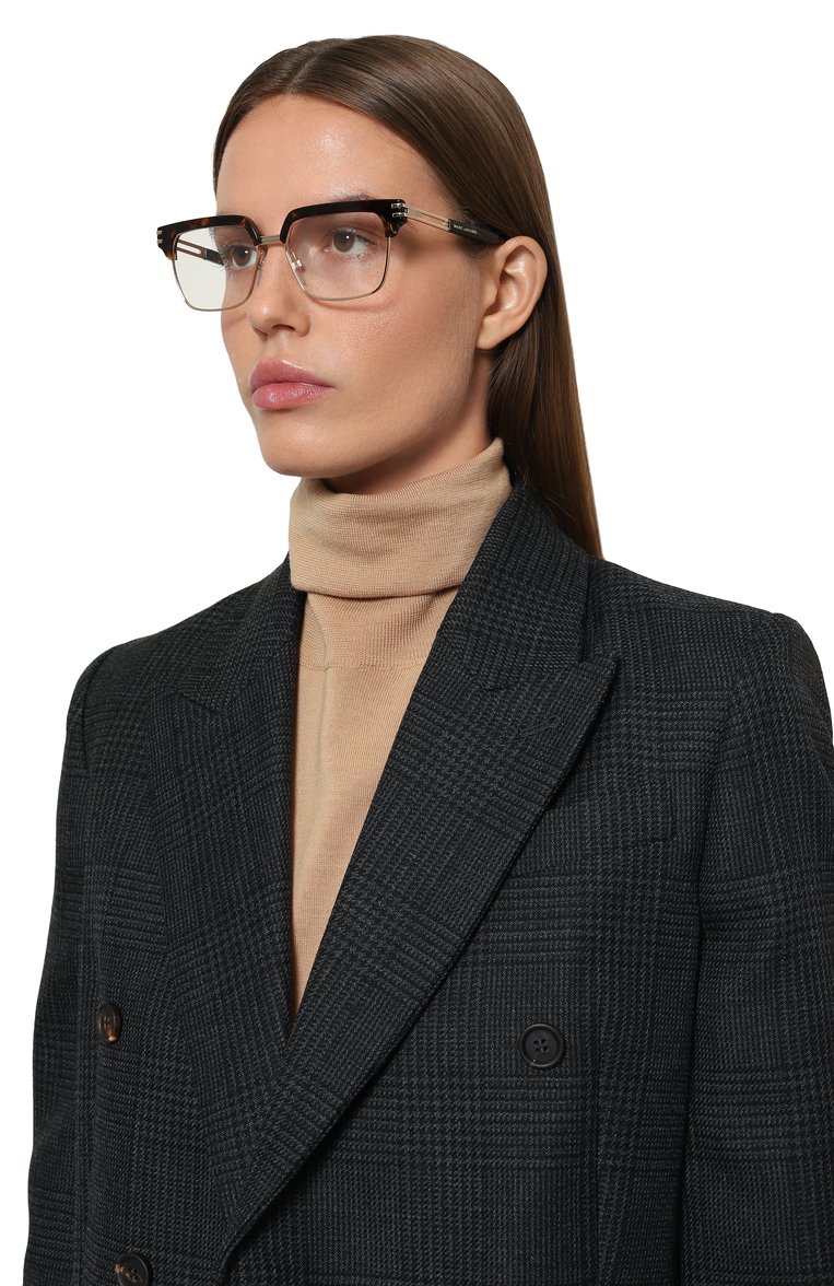Женские оправа MARC JACOBS (THE) коричневого цвета, арт. MARC 786 06J | Фото 2 (Региональные ограничения белый список (Axapta Mercury): Не проставлено; Нос: Не проставлено; Материал: Пластик, Металл; Тип очков: Оправа; Очки форма: Квадратные; Оптика Гендер: оптика-женское)