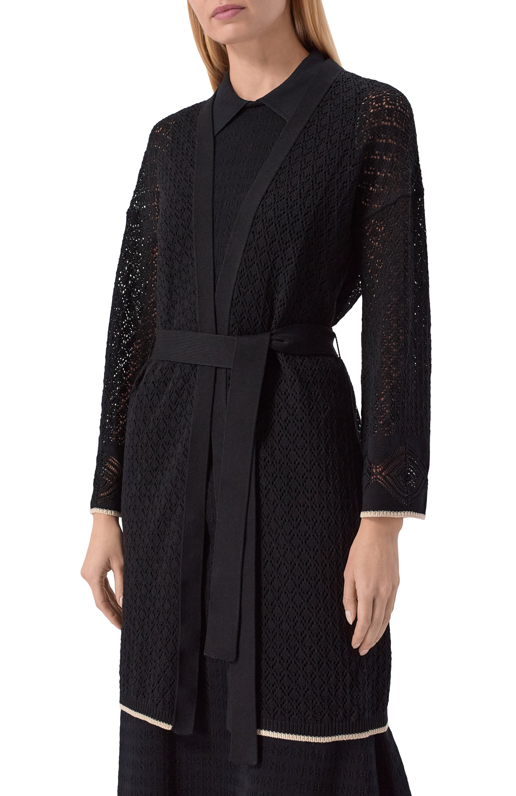 Хлопковый кардиган AGNONA, арт. KR11038E/7C080PE, фото 3