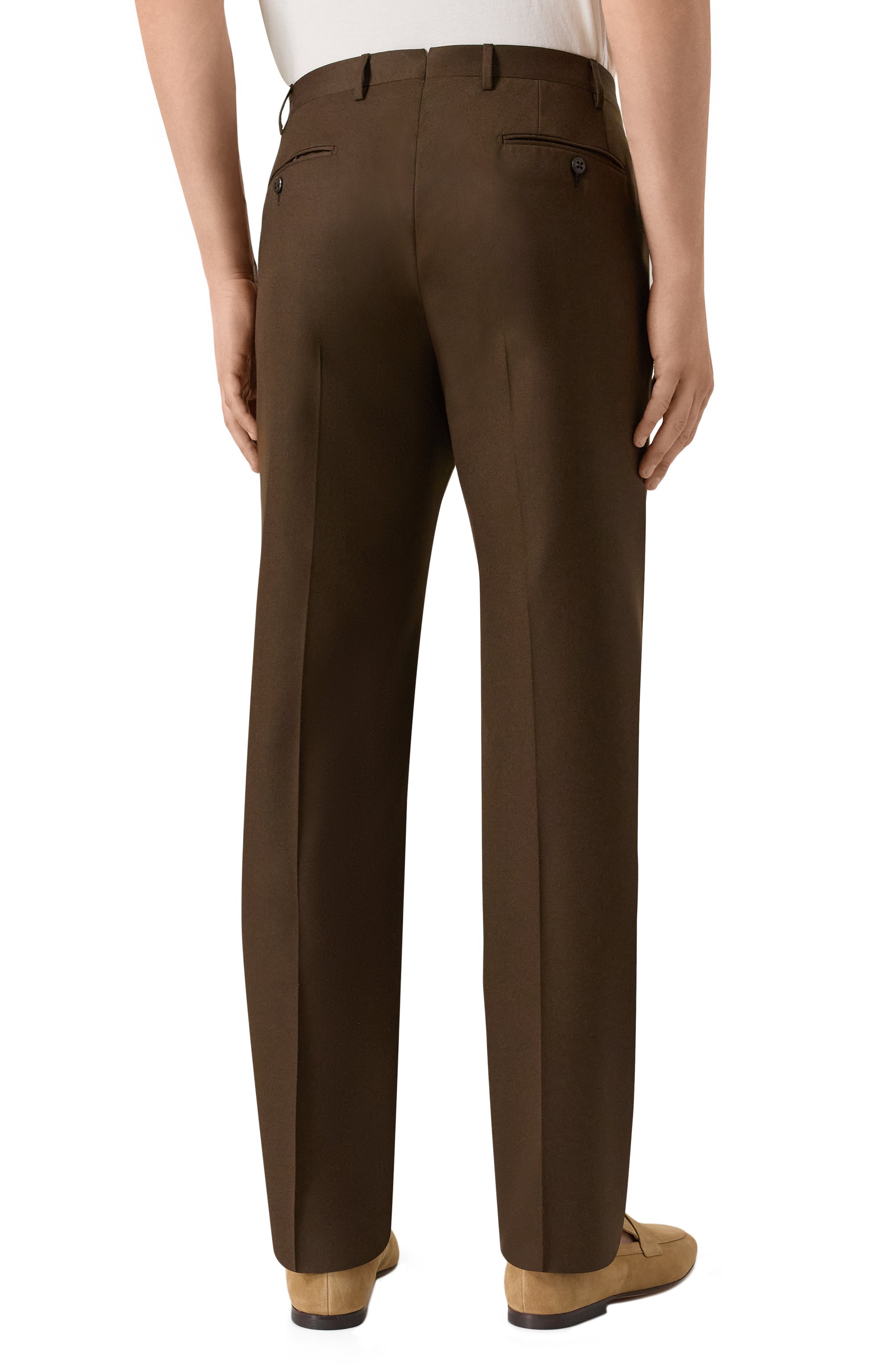 Шерстяные брюки CORNELIANI, арт. 265B03-2618111, фото 4