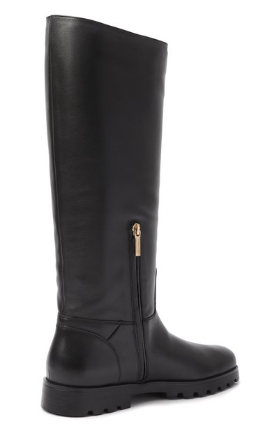 Кожаные сапоги SANTONI черного цвета по цене 147500 руб., арт. WSDG71713SMRHVRF, фото 5 Кожаные сапоги SANTONI, арт. WSDG71713SMRHVRF, фото 5