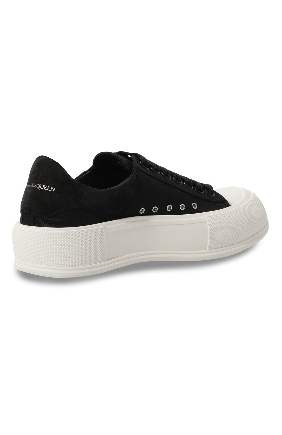 Комбинированные кеды deck plimsoll ALEXANDER MCQUEEN, арт. 697120/W4MV7, фото 5
