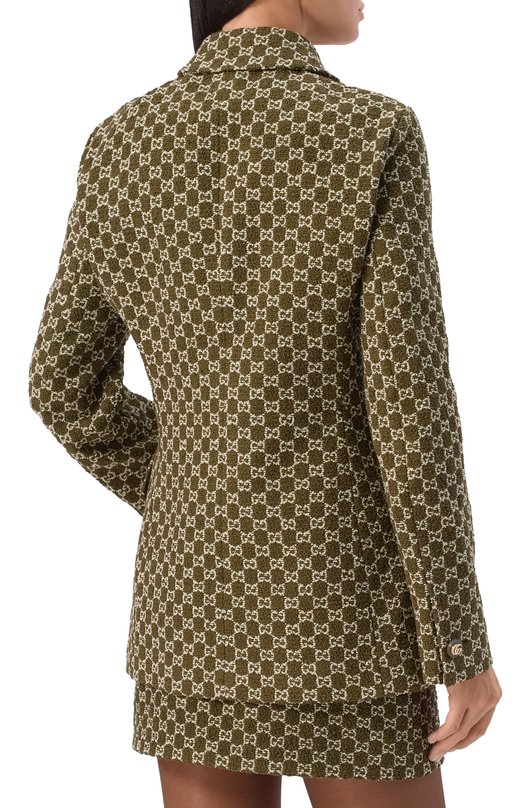 Жакет Gucci 835539/ZASUE Хаки  835539/ZASUE Фото 4