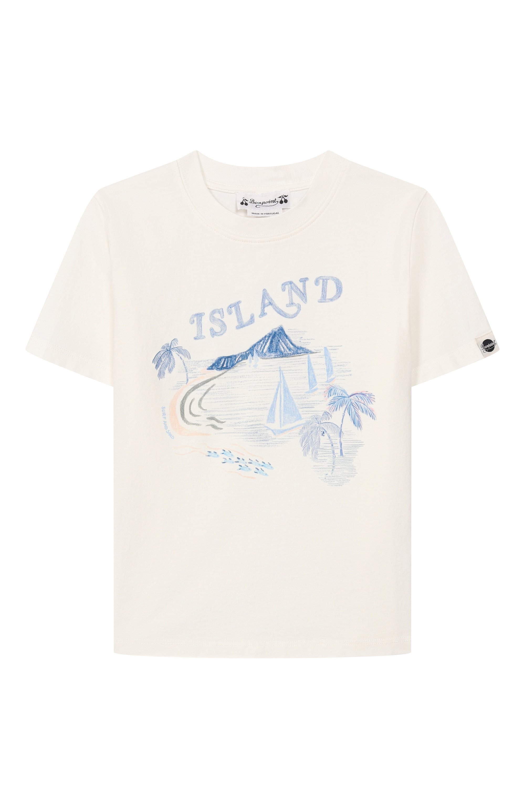 Хлопковая футболка BONPOINT, арт. S06BTSK00020, фото 1