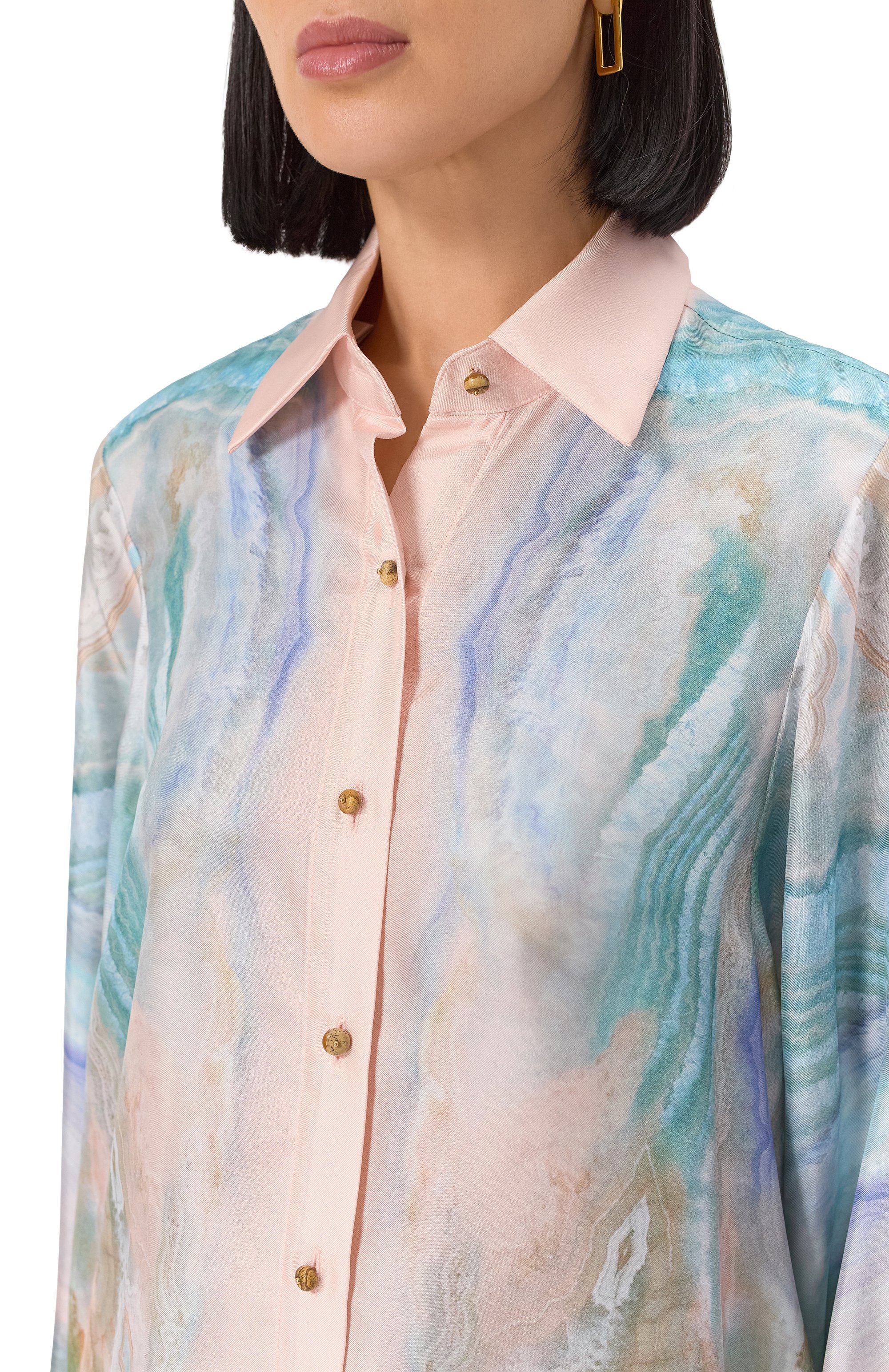 Шелковая блузка ZIMMERMANN, арт. 4028TS251, фото 5