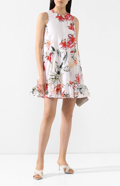 Хлопковое платье ALEXANDER MCQUEEN, арт. 620923/QDAAL, фото 2