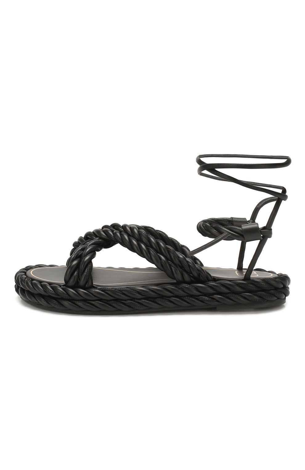 Кожаные сандалии the rope VALENTINO, арт. TW0S0Y14/GWJ, фото 3