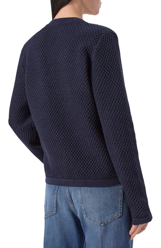 Кардиган из шелка и хлопка MVST M26.2PW.K215/Y203 Синий  M26.2PW.K215/Y203 Фото 4