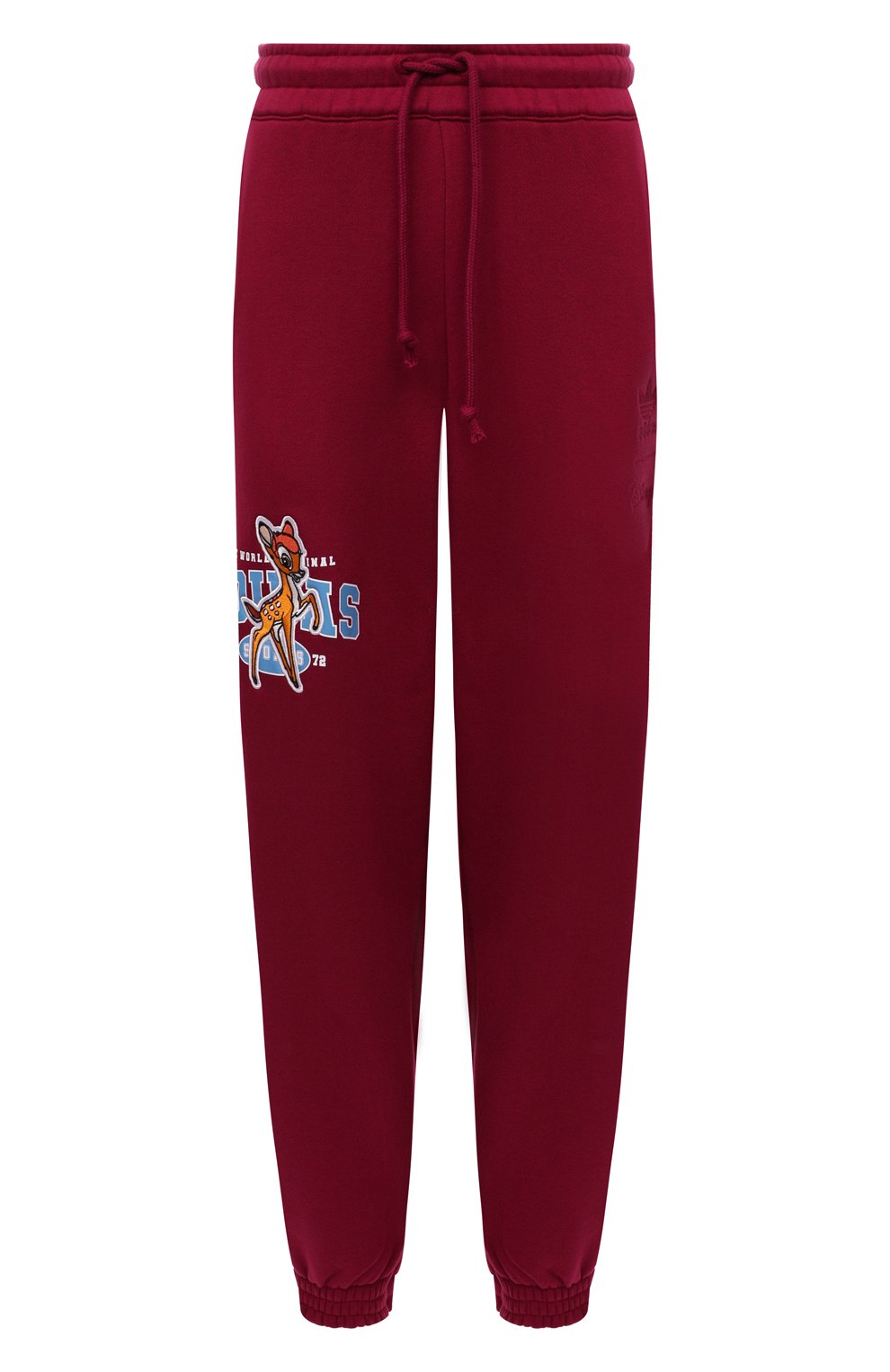 Хлопковые джоггеры ADIDAS ORIGINALS красного цвета по цене 7670 руб., арт. HD2756, фото 1 Хлопковые джоггеры ADIDAS ORIGINALS, арт. HD2756, фото 1