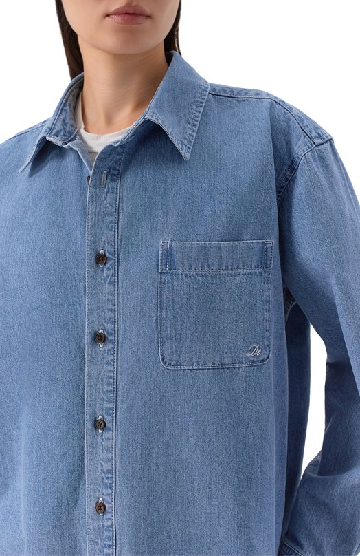 Джинсовая рубашка Dunst UDSH6A102B1 Голубой  UDSH6A102B1 Фото 5