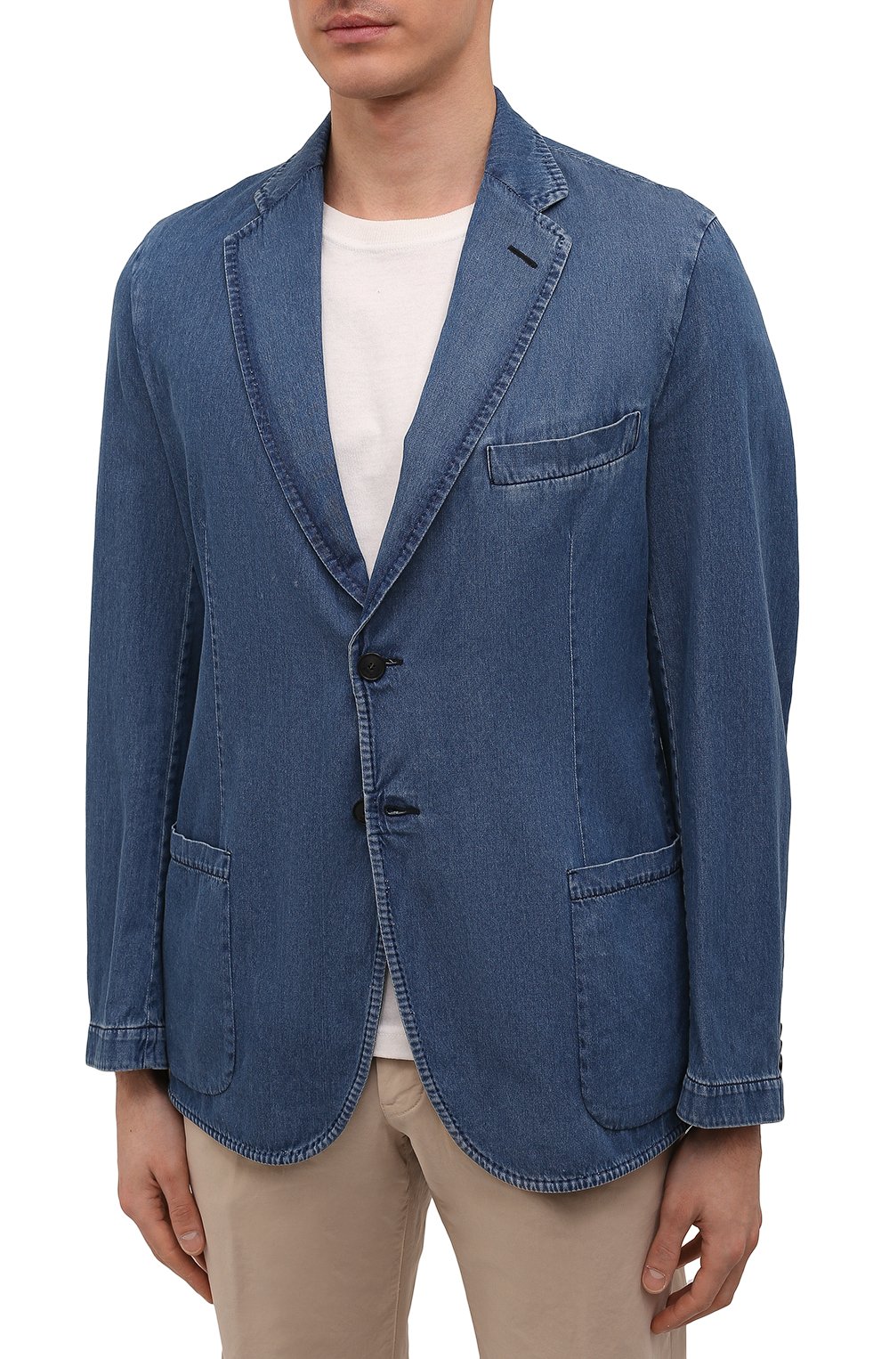 Джинсовый пиджак BRIONI, арт. SGMR0L/08D31/S.BREASTE, фото 3