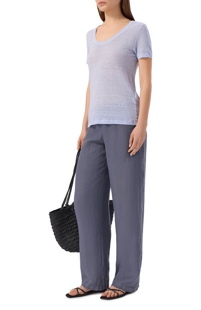 Женская льняная футболка 120% LINO, арт. 33ALIW7761/000B568