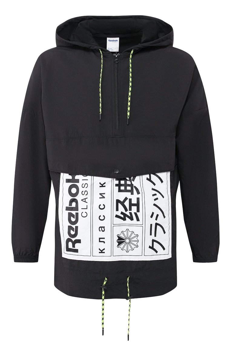 Мужская черная анорак classics graphic REEBOK купить в интернет ...