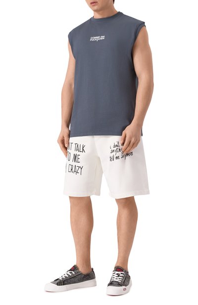 Хлопковые шорты COMME DES FUCKDOWN, арт. CFABM01554, фото 2