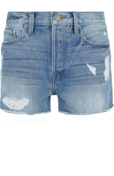 Женские джинсовые мини-шорты с потертостями FRAME DENIM, арт. RRL0SH039