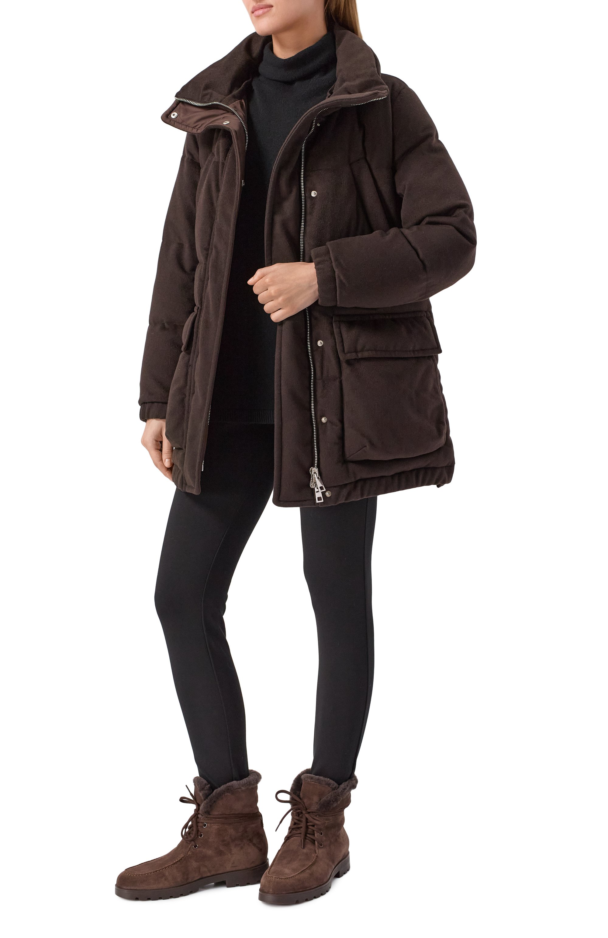 Замшевые ботинки SANTONI, арт. WTDG71048DKRAPFR, фото 2