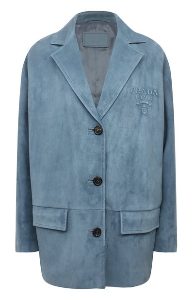 Замшевый жакет PRADA, арт. 55802-1FEK-F0637, фото 1