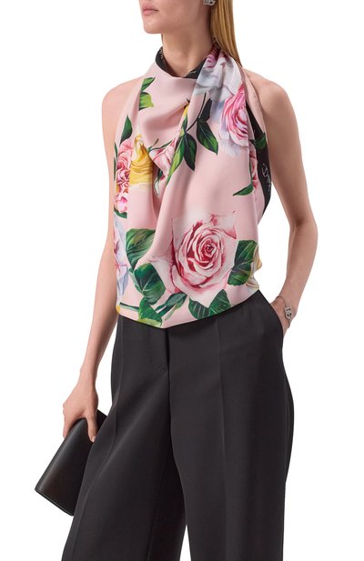 Шелковый платок DOLCE & GABBANA, арт. FN090R/GDCUI, фото 2