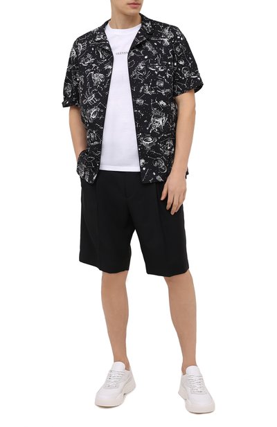 Хлопковая рубашка VALENTINO, арт. VV3AA76871E, фото 2