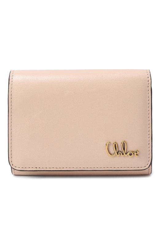 Кожаное портмоне Chloé CH25SP483016 Бежевый CH25SP483016