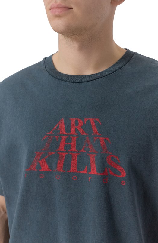 Хлопковая футболка Gallery Dept. TFL-10292 Серый  TFL-10292 Фото 5