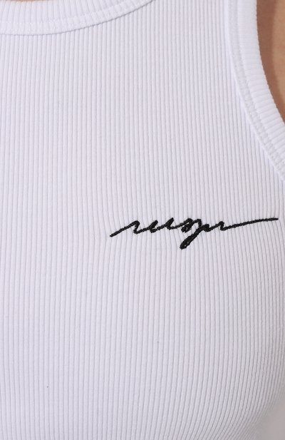 Хлопковая майка MSGM, арт. 3641MDT86/247108, фото 5