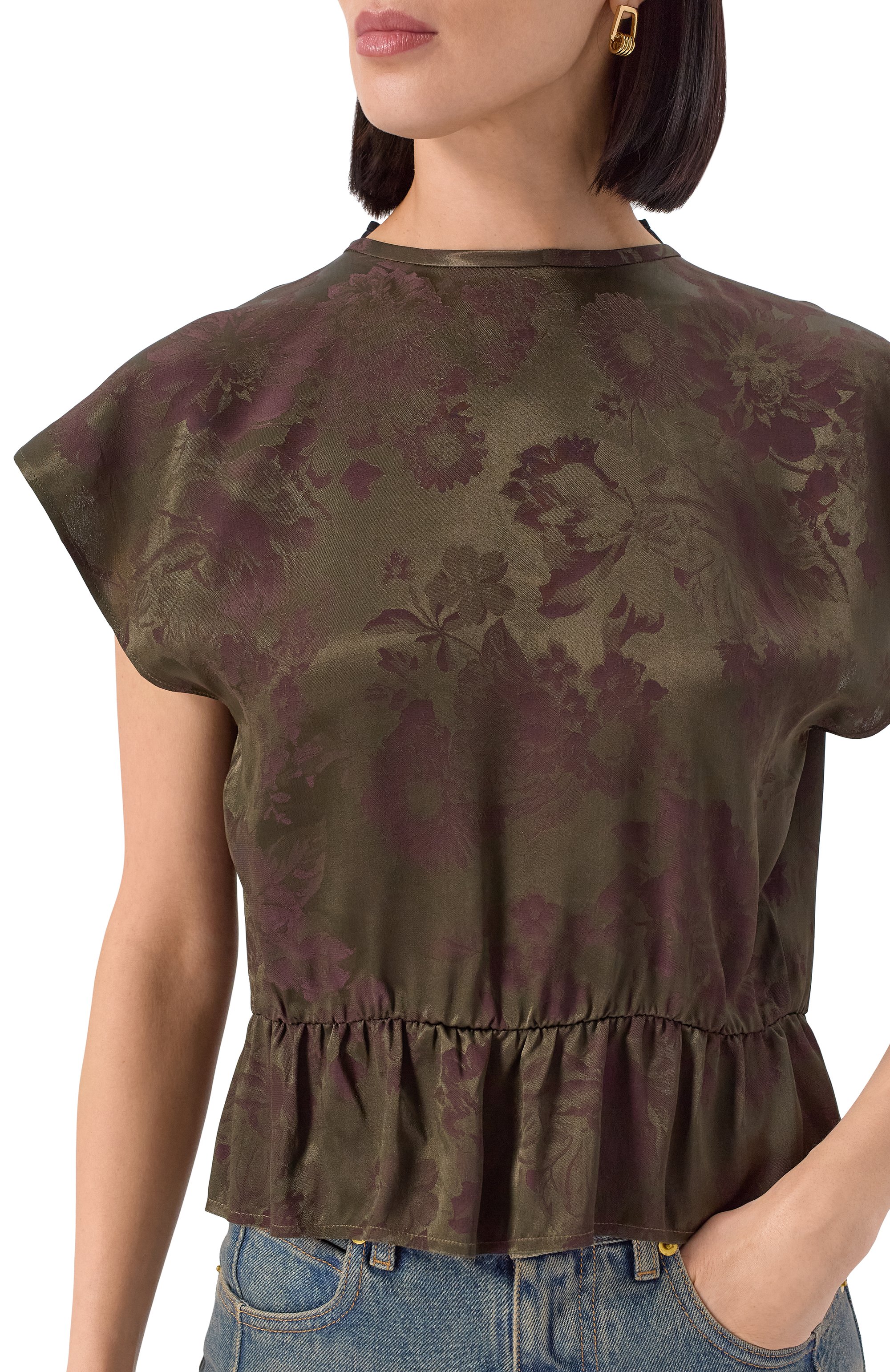 Комбинированный топ MM6, арт. S52NF0017/MTN082, фото 5