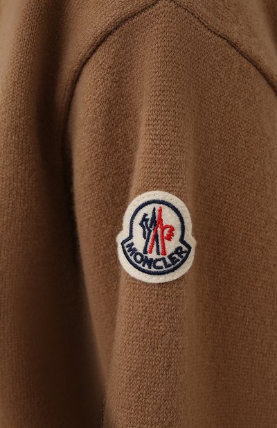 Худи из шерсти и кашемира MONCLER бежевого цвета по цене 107000 руб., арт. G2-093-9A000-01-M1127, фото 5 Худи из шерсти и кашемира MONCLER, арт. G2-093-9A000-01-M1127, фото 5