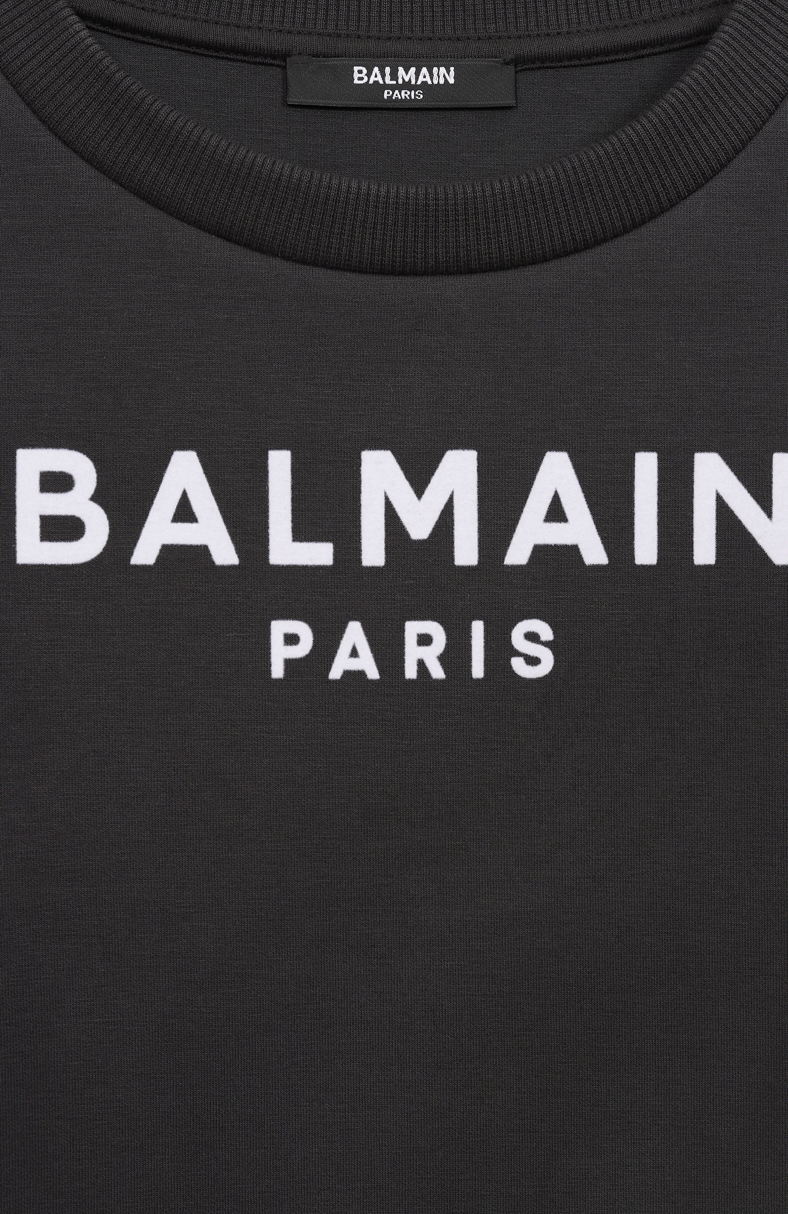 Хлопковый свитшот BALMAIN, арт. BZ4A50, фото 3