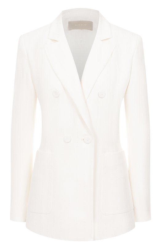 Жакет из вискозы Elie Saab J0137NP25/CD019 Белый J0137NP25/CD019