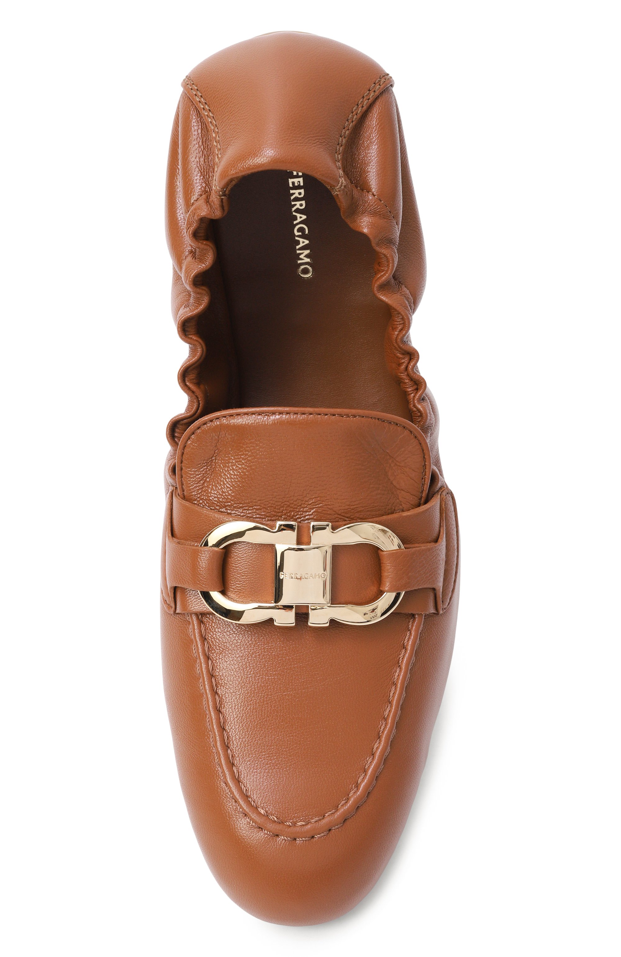 Кожаные лоферы jodie FERRAGAMO, арт. 01J573/779, фото 6