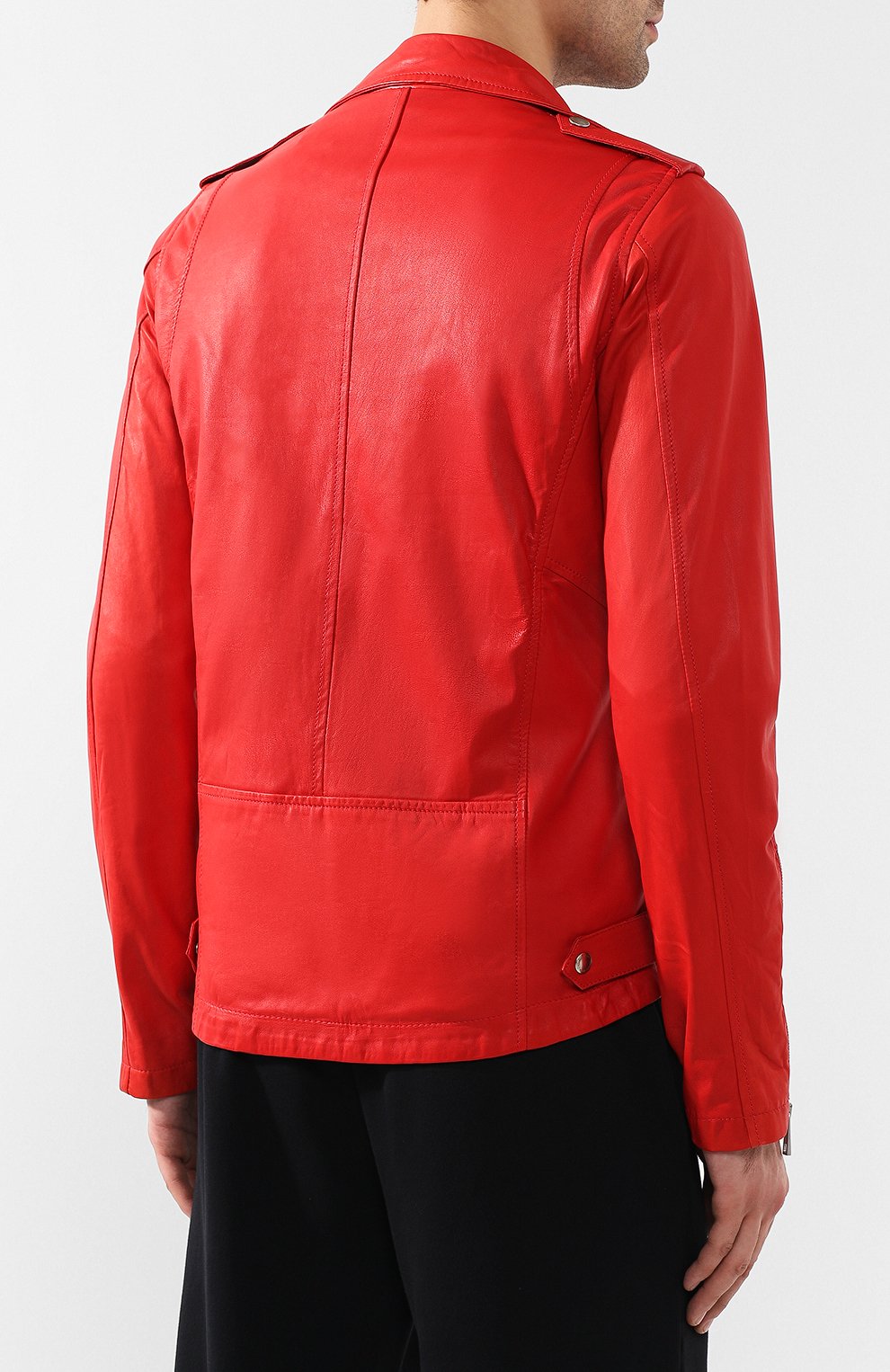 Кожаная косуха GIORGIO BRATO, арт. GU19S7206PMP, фото 4