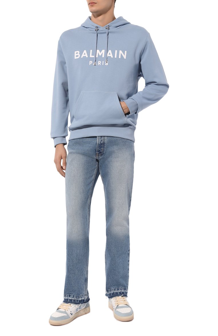 Хлопковое худи BALMAIN, арт. CH1JR002/BB65, фото 1