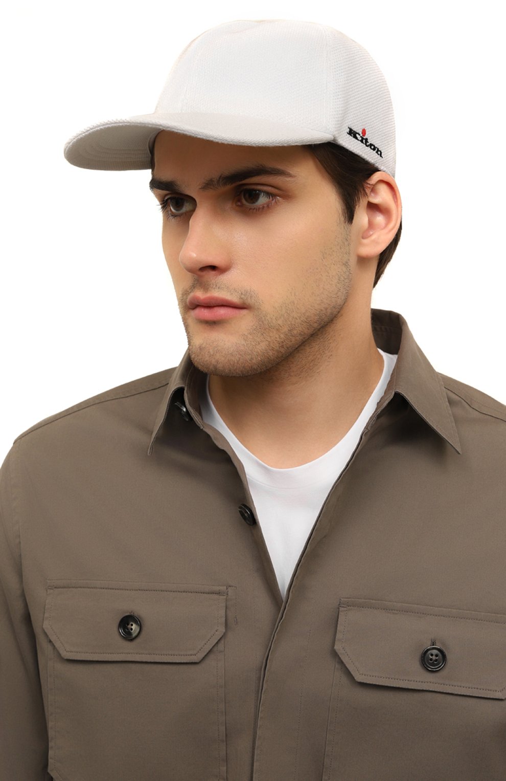 Хлопковая бейсболка KITON, арт. UCAPP25K0712D, фото 2