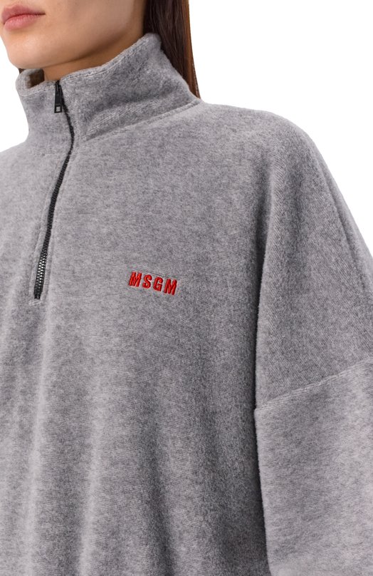 Свитшот MSGM 3942MDM82D/257810 Серый  3942MDM82D/257810 Фото 5