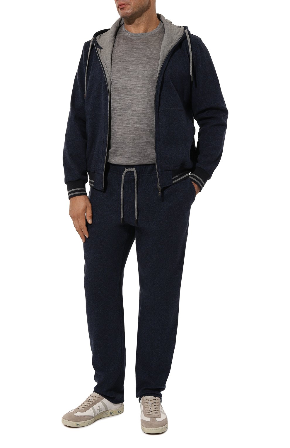 Толстовка из хлопка и шерсти CAPOBIANCO, арт. 17M409.FS00./60, фото 2