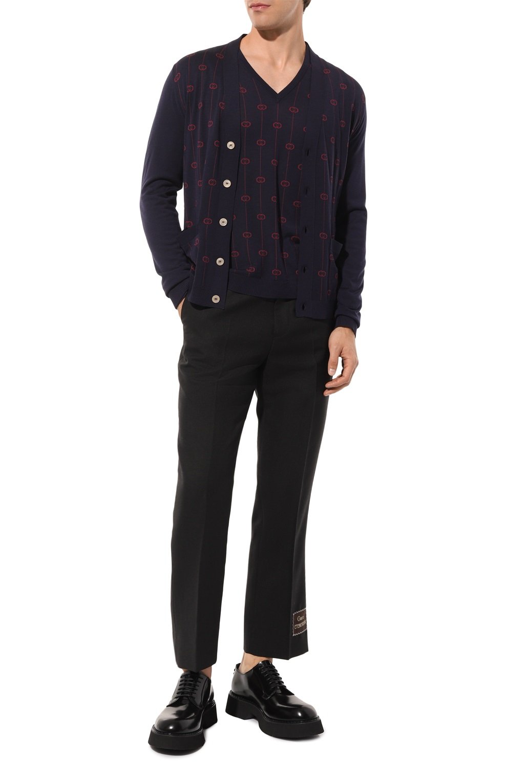 Шерстяной кардиган GUCCI, арт. 576901 XKAUM, фото 2