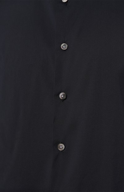 Хлопковая сорочка KITON темно-синего цвета по цене 87550 руб., арт. UCIH0865406, фото 5 Хлопковая сорочка KITON, арт. UCIH0865406, фото 5