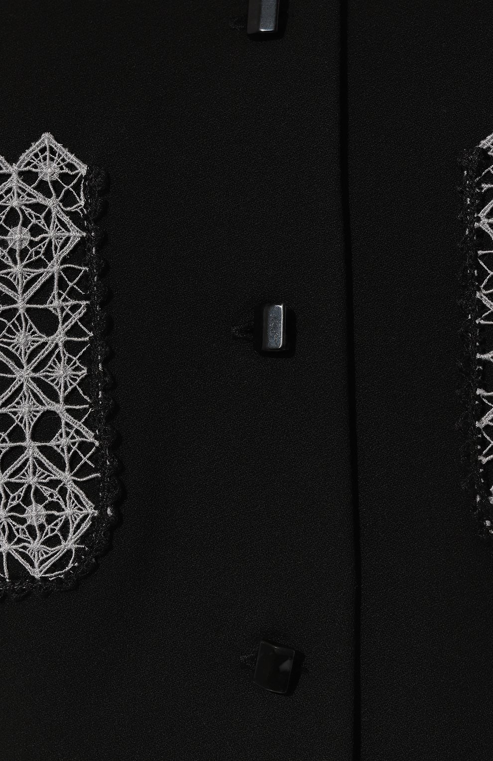 Блузка ALEXANDRA GEORGIEVA BY KRESTETSKAYA STROCHKA черного цвета по цене 78000 руб., арт. PV2-020ch23, фото 5 Блузка ALEXANDRA GEORGIEVA BY KRESTETSKAYA STROCHKA, арт. PV2-020ch23, фото 5