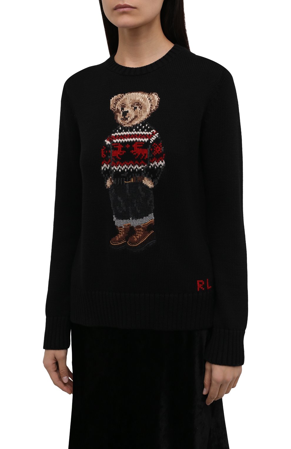 Хлопковый пуловер POLO RALPH LAUREN, арт. 211847029, фото 3