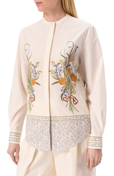 Хлопковая рубашка GIAMBATTISTA VALLI, арт. 25SSPVCA1031-63PRI, фото 3