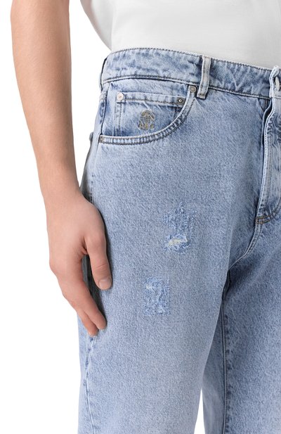 Джинсы leisure fit BRUNELLO CUCINELLI, арт. M241PX2340, фото 5